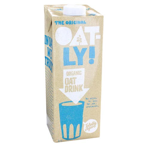 Oatly Organic Oat Drink 1L - Available at Alosra Online Supermarket