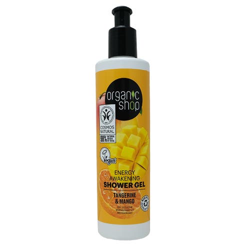 Organic Shop Tangerine & Mango Shower Gel 280ml - Available at Alosra Online Supermarket
