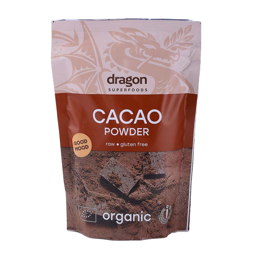 Dragon Superfoods Organic Raw Cacao Powder 200g - Available at Alosra Online Supermarket