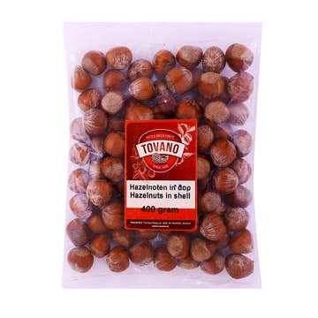 Tovano Hazelnut With Shell 400g - Available at Alosra Online Supermarket