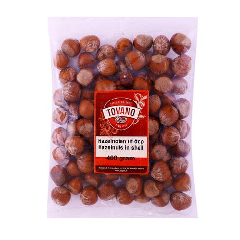 Tovano Hazelnut With Shell 400g - Available at Alosra Online Supermarket