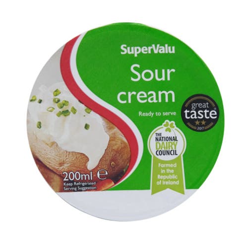 SuperValu Sour Cream 200ml - Available at Alosra Online Supermarket