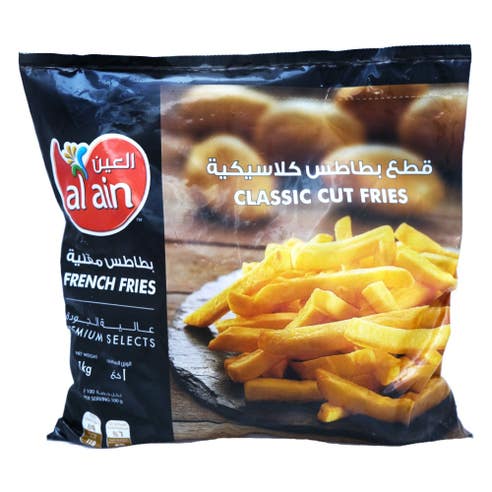 Al Ain Classic Cut French Fries 1Kg - Available at Alosra Online Supermarket