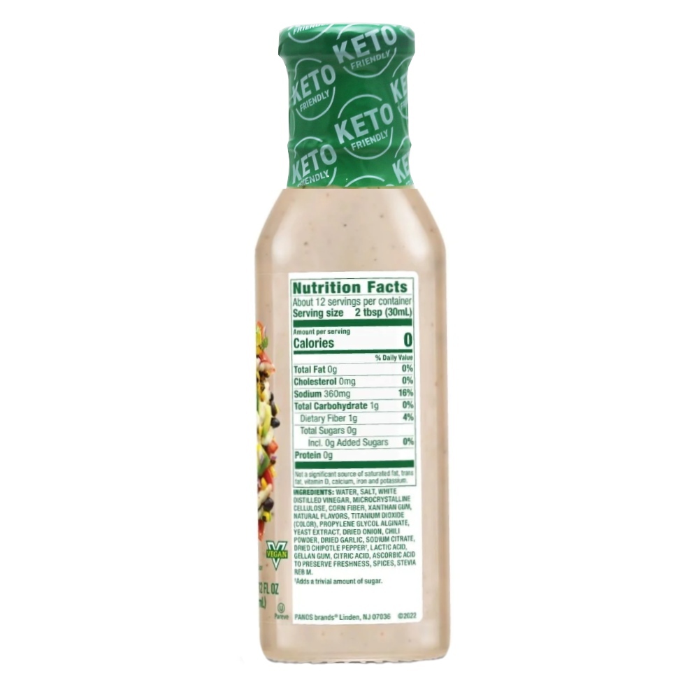 Walden Farms Chipotle Ranch Dressing 12Oz - Bahrain Alosraonline store
