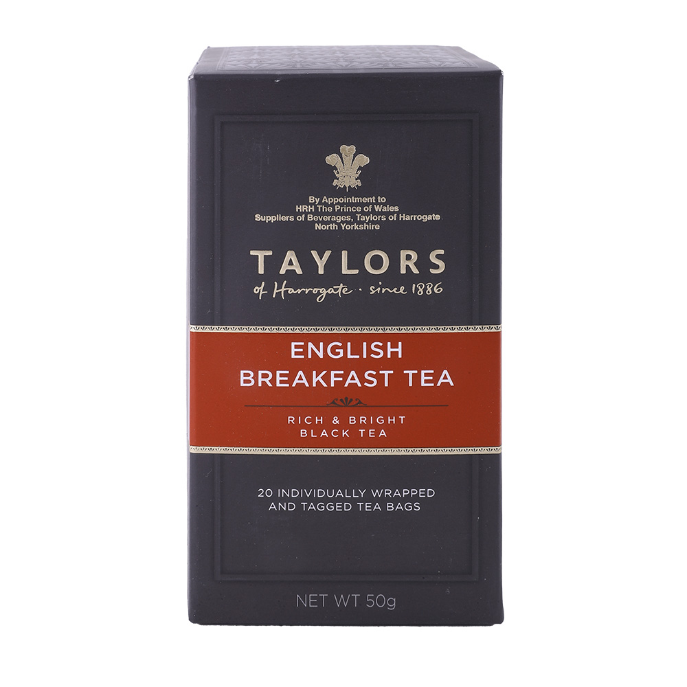 Taylors English Breakfast 20 Tea Bags 50g - Available at Alosra Online Supermarket