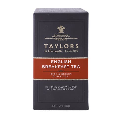 Taylors English Breakfast 20 Tea Bags 50g - Available at Alosra Online Supermarket