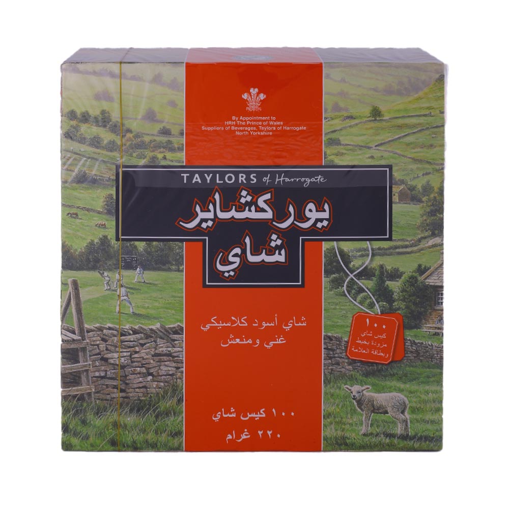 Taylor's Yorkshire Black Tea 100?Bags 220g back image