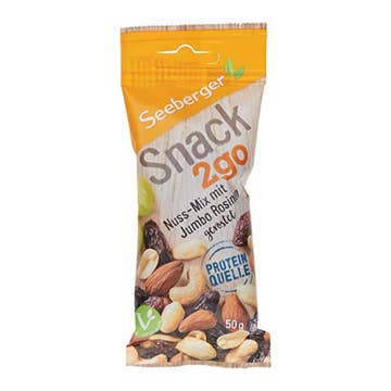 Seeberger Roasted Nut & Raisin Mix Snack 50g - Available at Alosra Online Supermarket