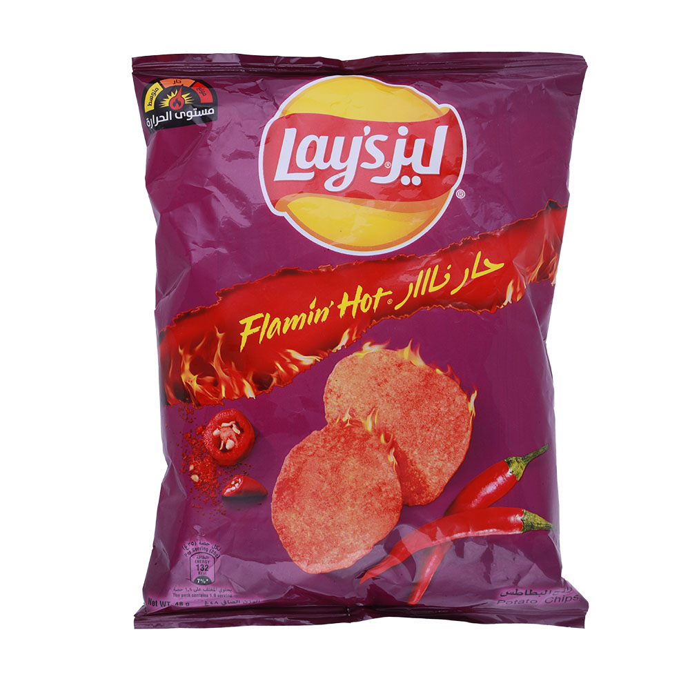 Lays Falmin Hot Potato Chips 48g