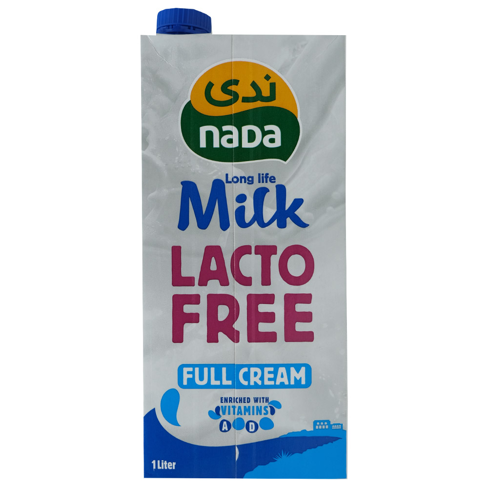 Nada Lacto Free UHT Milk 1L - Available at Alosra Online Supermarket