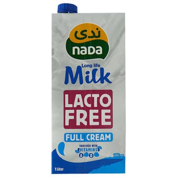 Nada Lacto Free UHT Milk 1L - Available at Alosra Online Supermarket