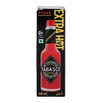 Tabasco Extra Hot Scorpion Sauce Bottle 60ml - Available at Alosra Online Supermarket