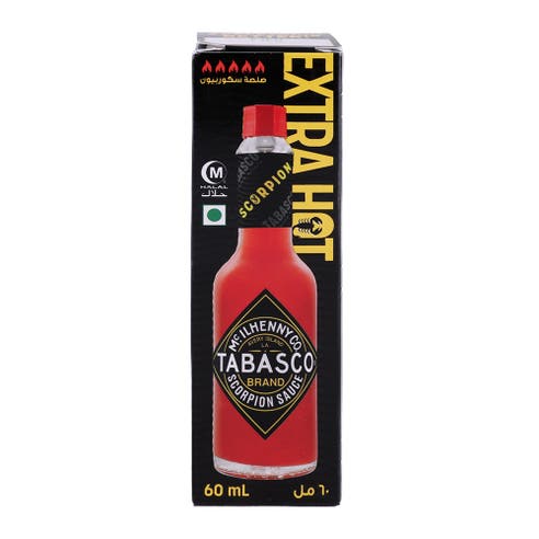 Tabasco Extra Hot Scorpion Sauce Bottle 60ml - Available at Alosra Online Supermarket