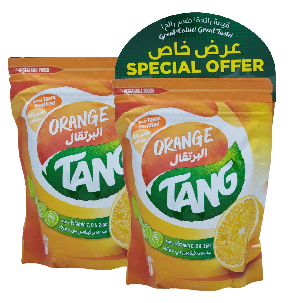 Tang Orange Pouch 2x375g [Special Offer]