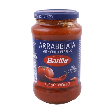 Barilla Arrabbiata Pasta Sauce Jar 400g - Available at Alosra Online Supermarket