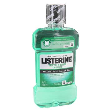 Listerine Teeth & Gum Defence Mouthwash 250ml 