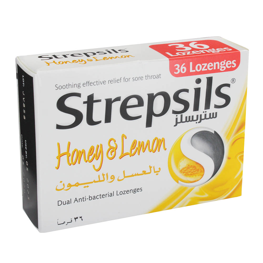 Strepsils Honey & Lemon 36's - Available at Alosra Online Supermarket