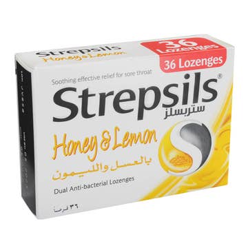 Strepsils Honey & Lemon 36's - Available at Alosra Online Supermarket