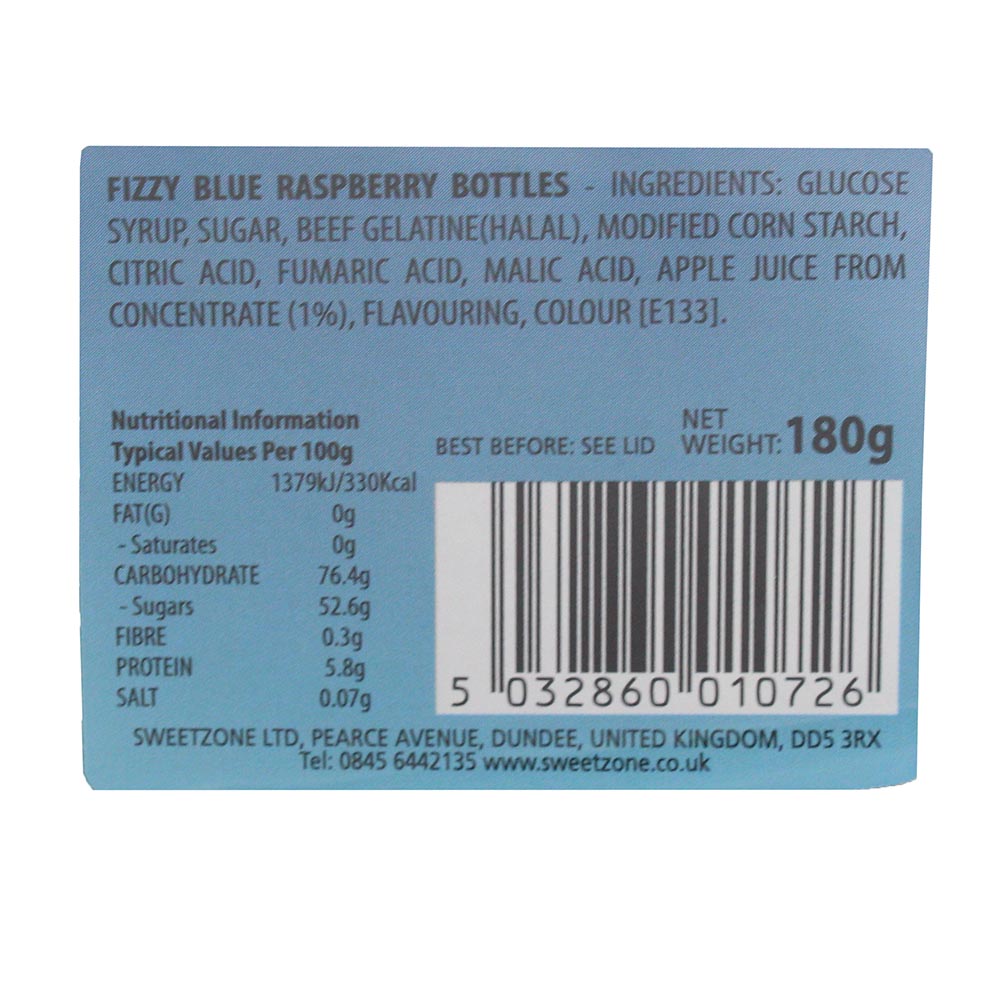 Sweetzone Blue Raspberry Bottles 180g - Bahrain Alosraonline store