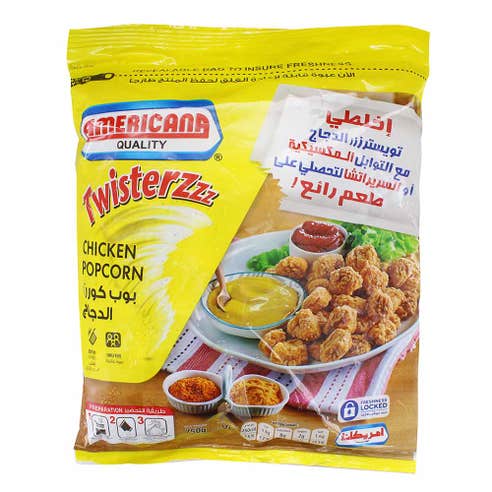 Americana Twisterz Chicken Popcorn 750g - Available at Alosra Online Supermarket