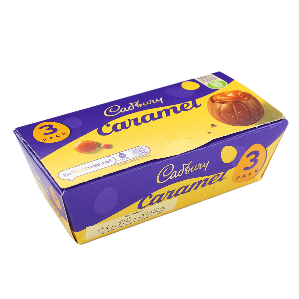 Cadbury Dairy Milk Caramel Chocolate Egg 3pk 120g