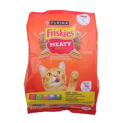 Purina Friskies Meaty Grills Cat Food 1Kg 