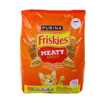 Purina Friskies Meaty Grills Cat Food 2.5Kg 
