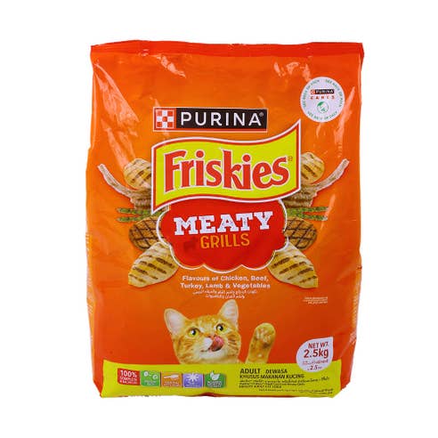Purina Friskies Meaty Grills Cat Food 2.5Kg 