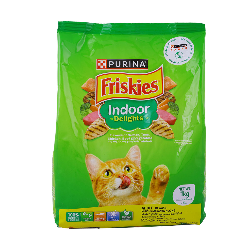 Purina Friskies Indoor Delights Cat Food 1Kg