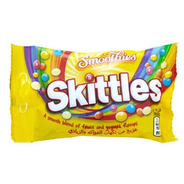 Skittles Smoothies Fruit & Yogurt Flavored Chewy Candy 38g - Available at Alosra Online Supermarket