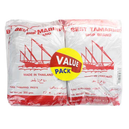 Ship Thai Tamarind Paste Without Seeds 6x300g [Special Offer] 