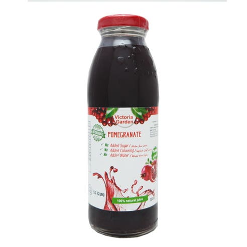 Victoria Garden Natural Pomegranate Juice 300ml - Available at Alosra Online Supermarket