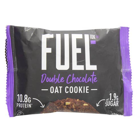 Fuel10k Double Chocolate Oat Cookie 50g - Available at Alosra Online Supermarket