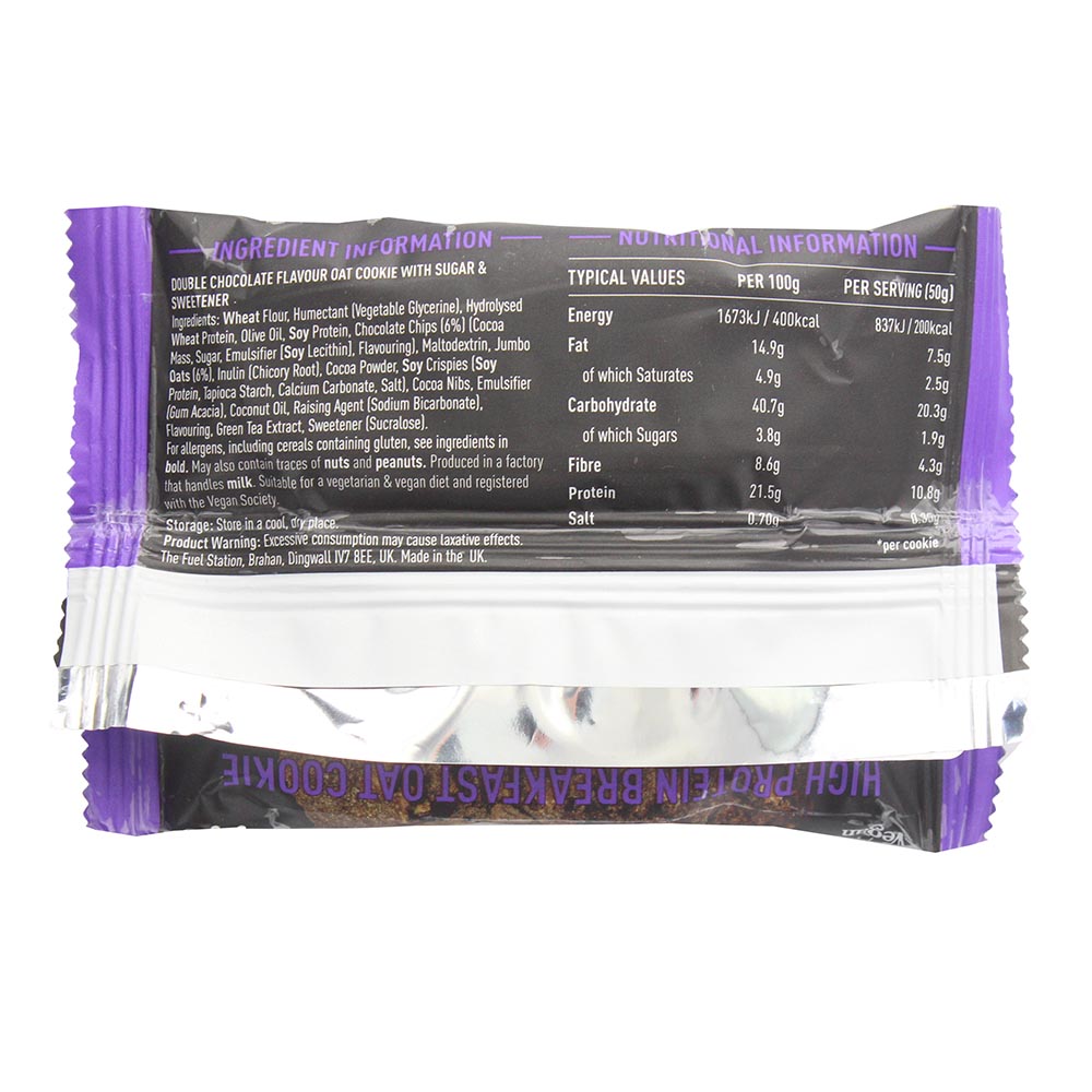 Fuel10k Double Chocolate Oat Cookie 50g - Available at Alosra Online Supermarket