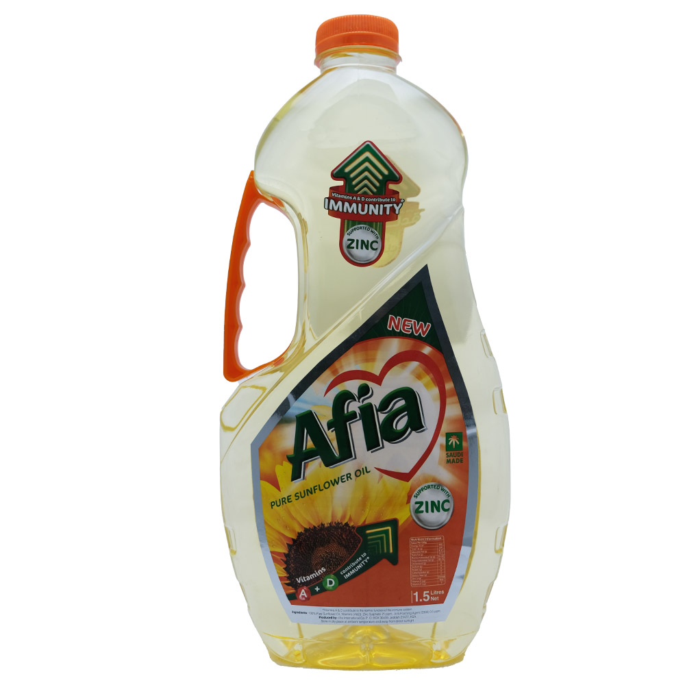 Afia Pure Sunflower Oil 1.5L 