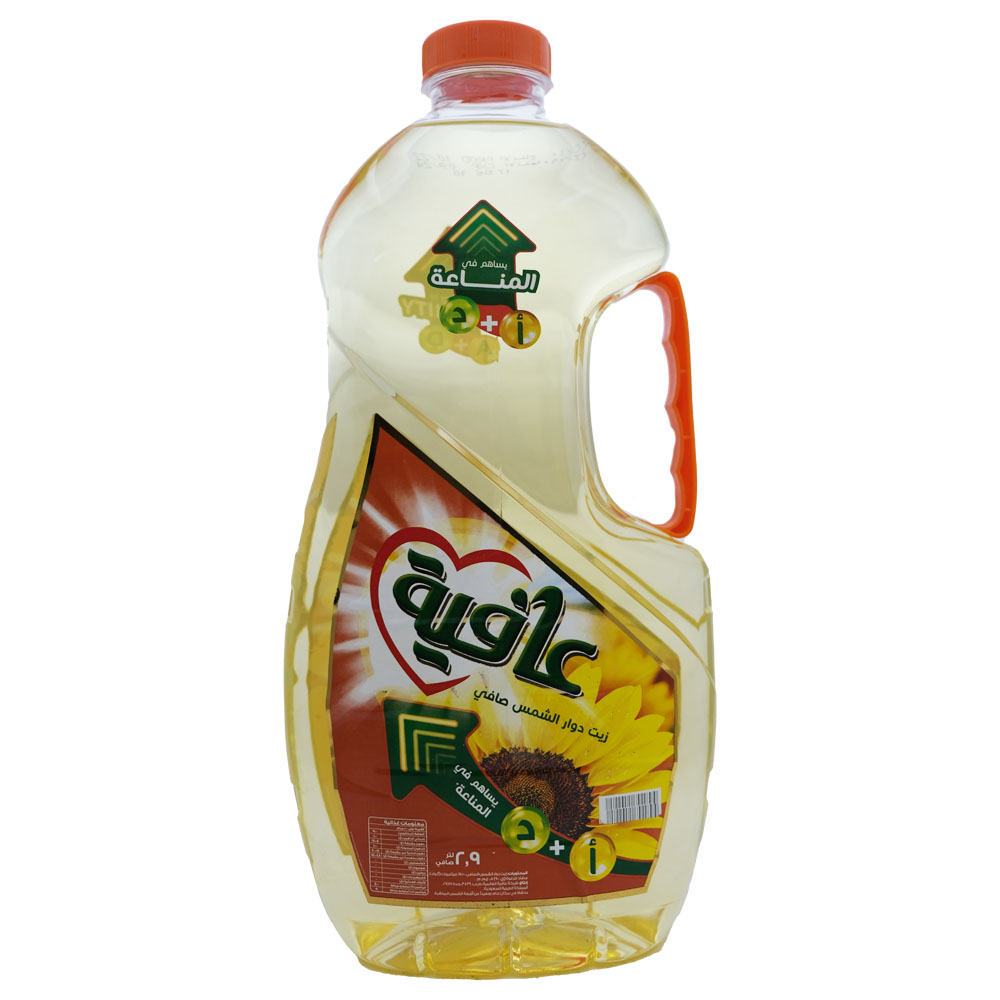 Afia Pure Sunflower Oil 2.9L back image