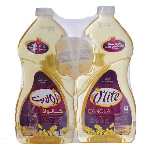 Olite Canola Oil 1.5L [2 Pack] [Special Offer] 