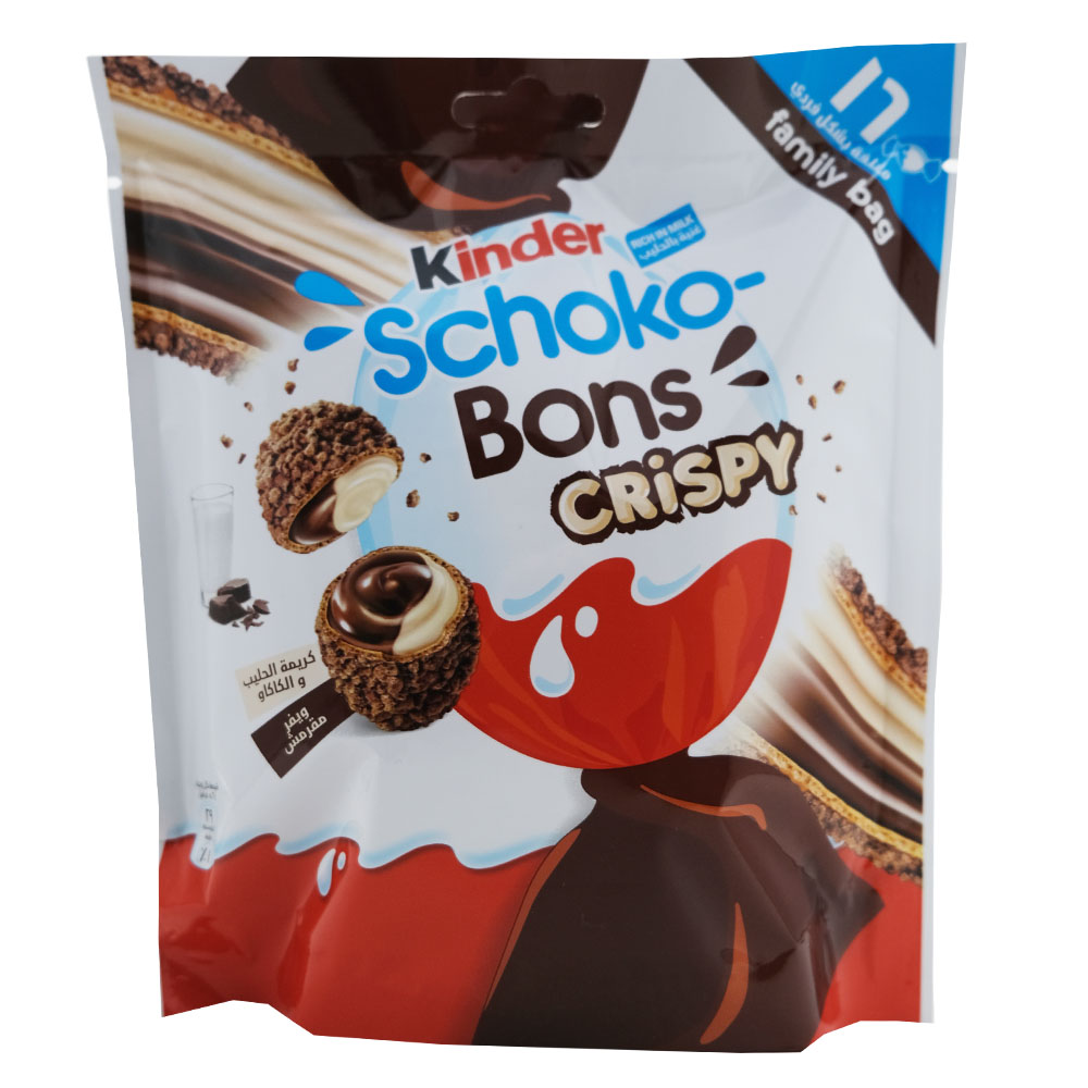 Kinder Schoko Bons Crispy 89g - Available at Alosra Online Supermarket