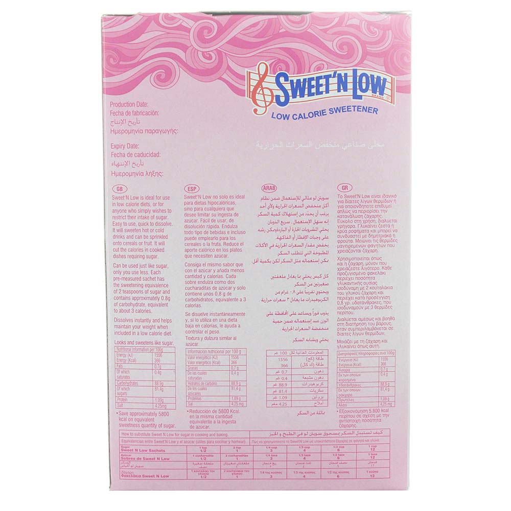 Sweet N Low Sweetener 200 Sachets 160g - Available at Alosra Online Supermarket