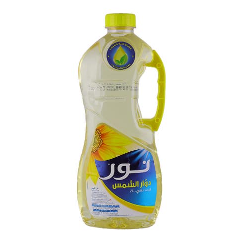 Noor 100% Pure Sunflower Oil 1.5L back image
