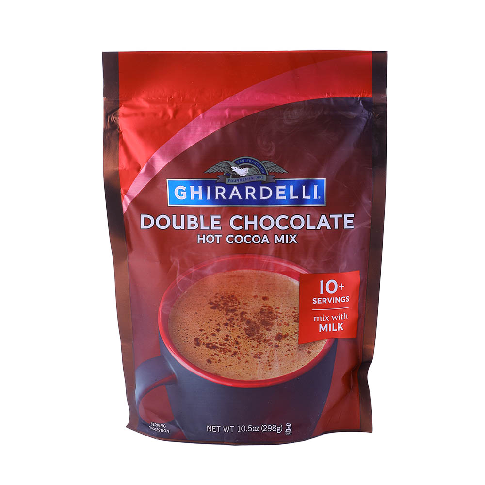 Ghirardelli Double Chocolate Hot Cocoa Mix 298g - Available at Alosra Online Supermarket