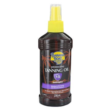 Banana Boat Protective Tanning Oil SPF 15 236ml - Available at Alosra Online Supermarket