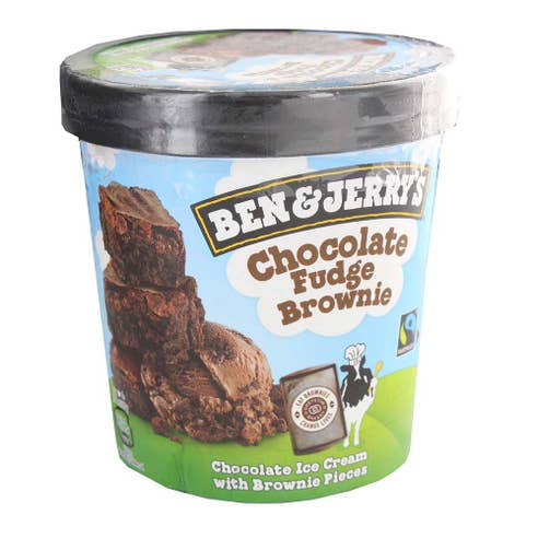 Ben & Jerry's Chocolate Fudge Brownie 465ml - Available at Alosra Online Supermarket