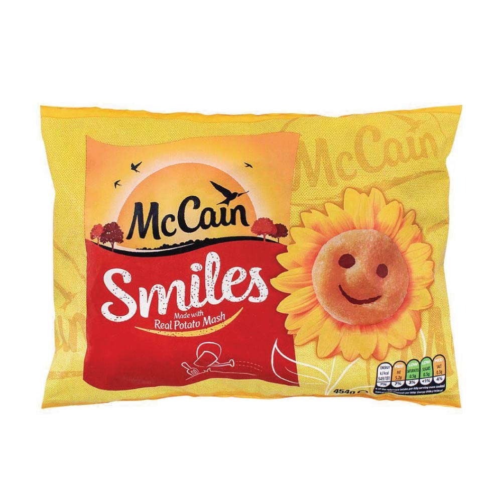 McCain Potato Smiles 454g – Available at Alosra Online Supermarket