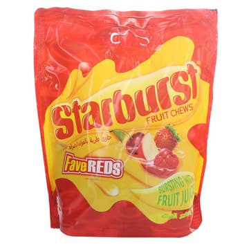 Starburst FaveReds Fruit Chews 165g - Available at Alosra Online Supermarket