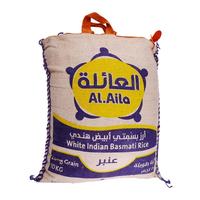 Al Aila White Indian Basmati Rice 10Kg