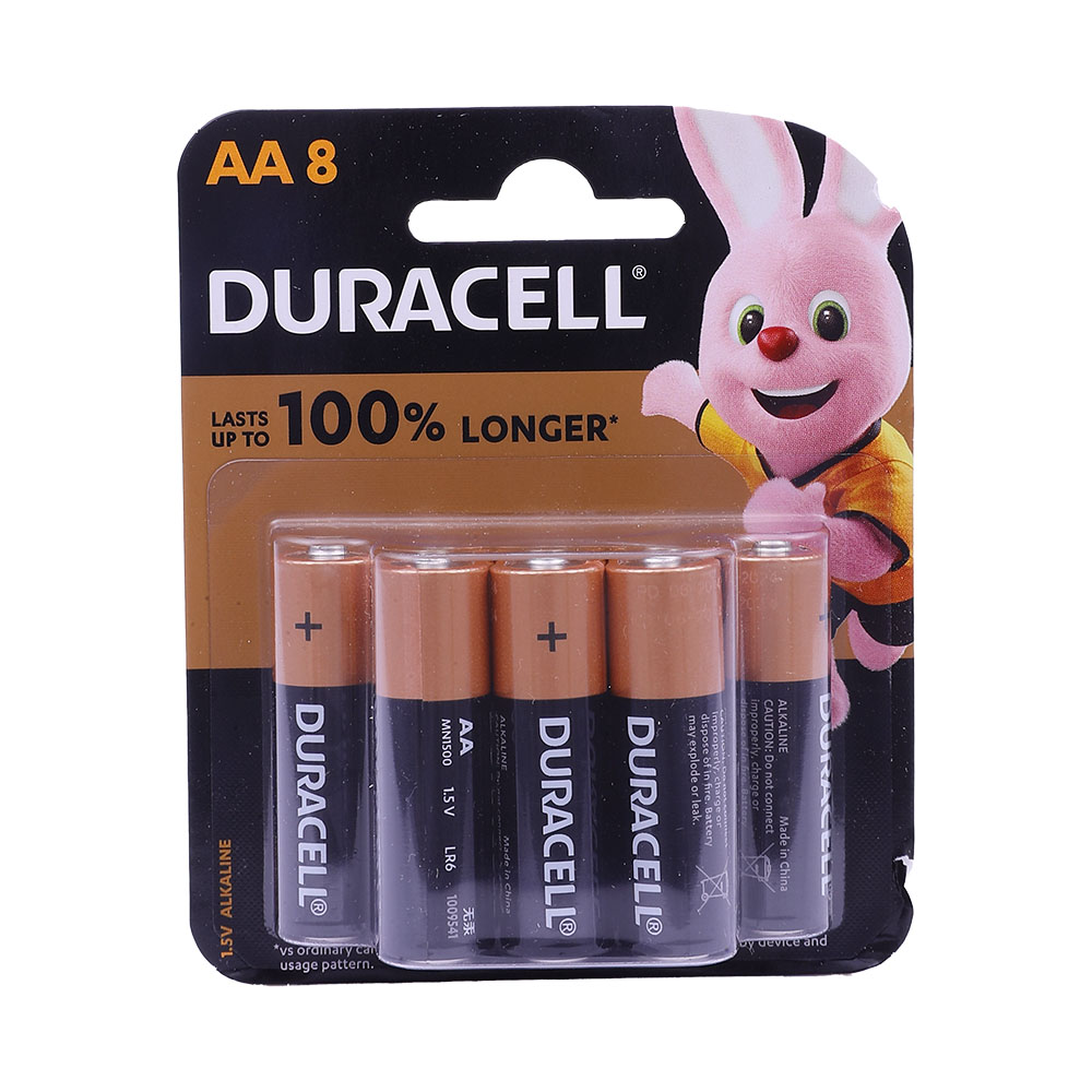 Duracell Basic AA8 Battery - Available at Alosra Online Supermarket