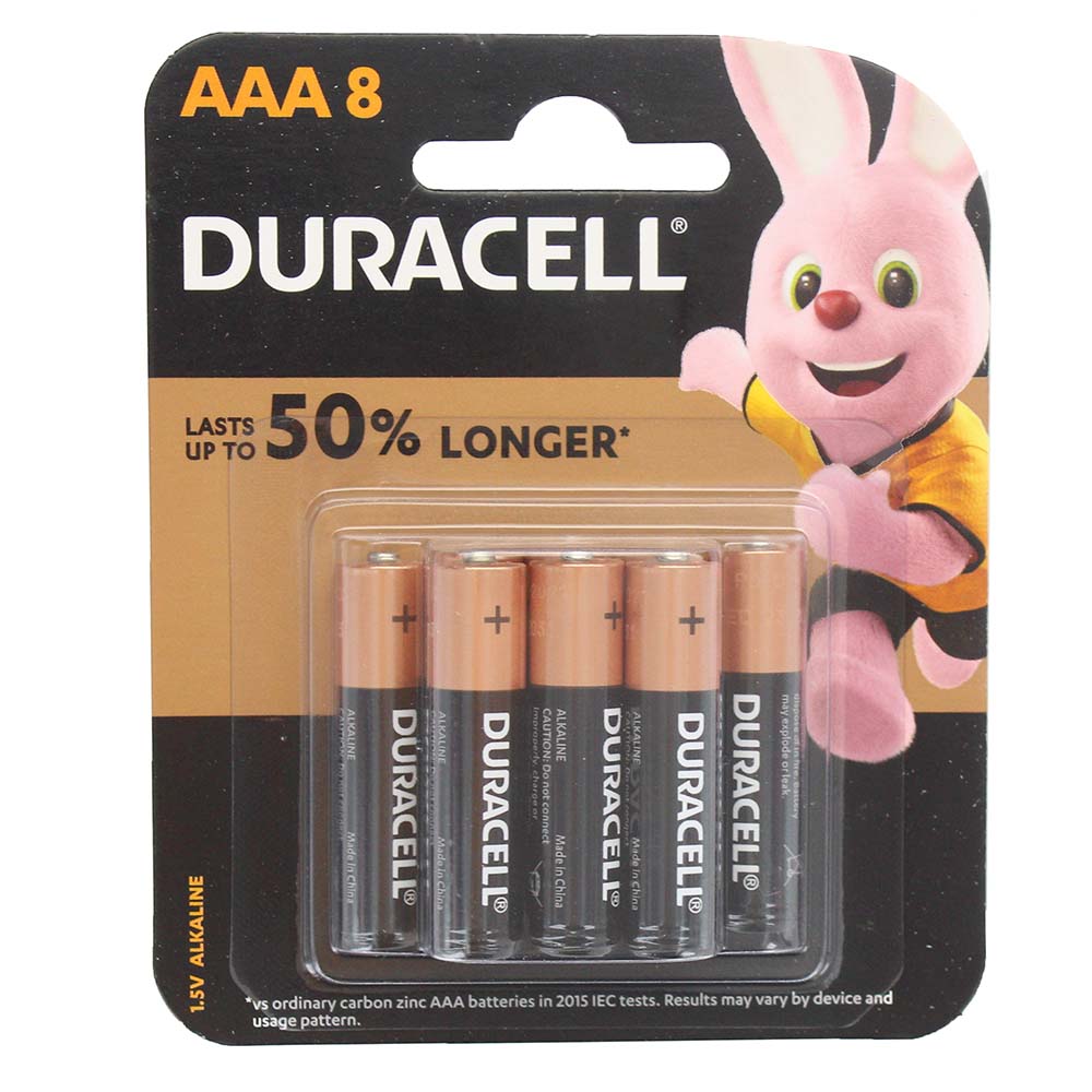 Duracell Basic AAA 8 - Available at Alosra Online Supermarket