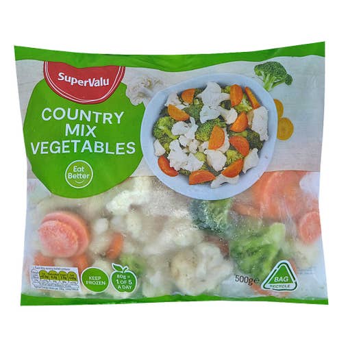 SuperValu Country Mix Vegetables 500g - Available at Alosra Online Supermarket