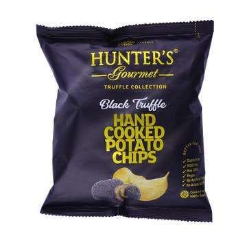 Hunter Gourmet Hand Cooked Black Truffle Potato Chips 40g - Available at Alosra Online Supermarket